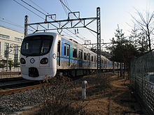 Zug der U-Bahn Incheon