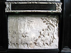 Relieve de mármol del cenotafio