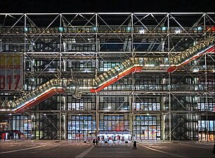 Centre Georges Pompidou in Paris (1971-1977)