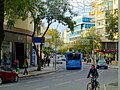 Makariou Avenue during the afternoon (December 2012)