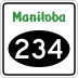 Provincial Road 234 marker