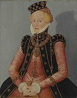 Portrait de Margarethe Elisabeth von Ansbach-Bayreuth à Munich 1579