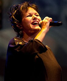 Maurane performing in 2011