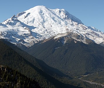 4. Mount Rainier is the highest summit of Washington and the Cascade Range.