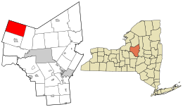 Location in Oneida County and the state of New York.