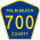 County Road 700 marker