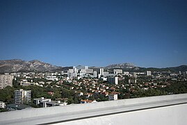 Paysage depuis la terrasse.