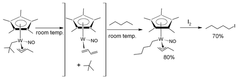 Activation C-H du pentane