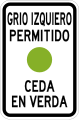 R-4-8 Left turn permitted, yield on green