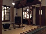 2階常設展示の住居居間再現（2015年6月撮影）