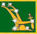 The Starry Plough flag used by the Irish Citizen Army