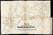 Bishop's Map of Mammoth Cave