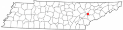 Location of Farragut, Tennessee