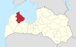 Municipalità di Talsi – Localizzazione