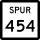 State Highway Spur 454 marker