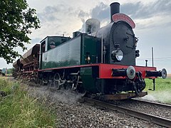 Locomotive Tubize 2069 préservée au Stoomtrein Dendermonde Puurs.