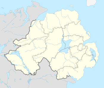 1986–87 Irish League is located in Northern Ireland