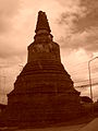 Chedi at the Wat Kuti Song ruin, Mueang Suphan Buri.