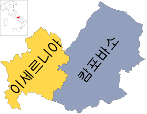 몰리세주의 지도