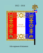 Drapeau modèle de 1812 (revers).