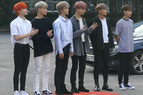 NCT Dream going to a Music Bank recording