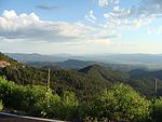 A photo of the highlands from route 191 in Arizona in Apache–Sitgreaves National Forest