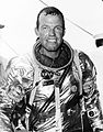 Astronaut L. Gordon Cooper Jr. aboard Kearsarge on 16 May 1963