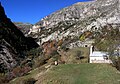 La vallée du Coulomp vue depuis la motte castrale.