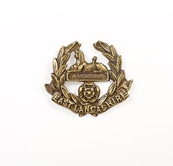 The East Lancashires' cap badge
