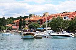 Center of Njivice and harbor