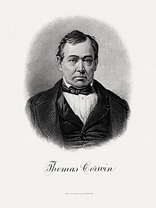 Thomas Corwin, by the Bureau of Engraving and Printing (restored by Godot13)