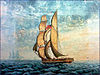 A painting of Cleopatra's Barge (1818)