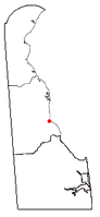 Location of Bowers, Delaware