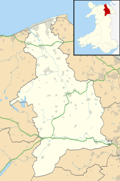 Henllan is located in Denbighshire