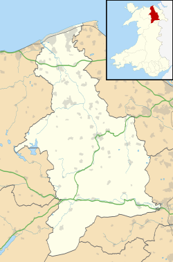 Denbighshire shown within Wales