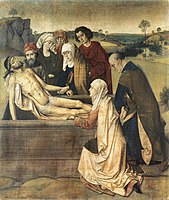 Dieric Bouts, The Entombment, probably 1450s, National Gallery, London