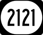 Kentucky Route 2121 marker