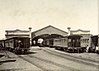 The western side of Del Parque train station in the 19th century