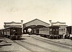 Exterior of Del Parque station (c.1857-84)