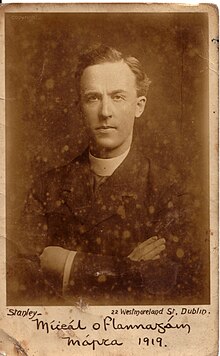 Fr. Michael O'Flanagan, vice-president of Sinn Féin, 1919.