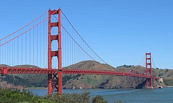 Le pont du Golden Gate de San Francisco. (définition réelle 1 142 × 687*)