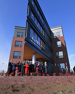 Metro Heights at Mondawmin apartments on the 2700 block of Reisterstown Road in Liberty Square, Baltimore