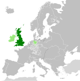 Regno di Gran Bretagna - Localizzazione