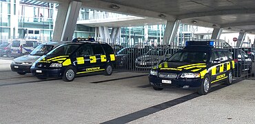 Véhicules d'intervention, Aéroport de Bâle-Mulhouse (2015).