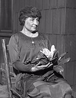 Photographic portrait of Helen Keller