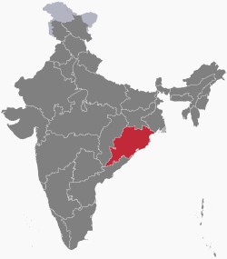 インド国内の位置