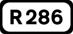 R286 road shield}}