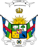 Escudo de armas del Imperio Centroafricano (1976-1979)