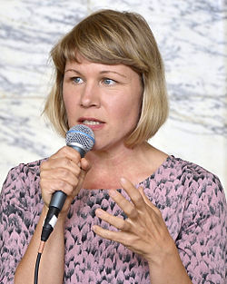 Jenny Andreasson på Dramaten i september 2014.