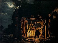 「鍛冶屋」(1773) ジョセフ・ライト